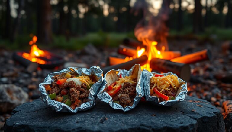 Campfire Foil Packet Tacos