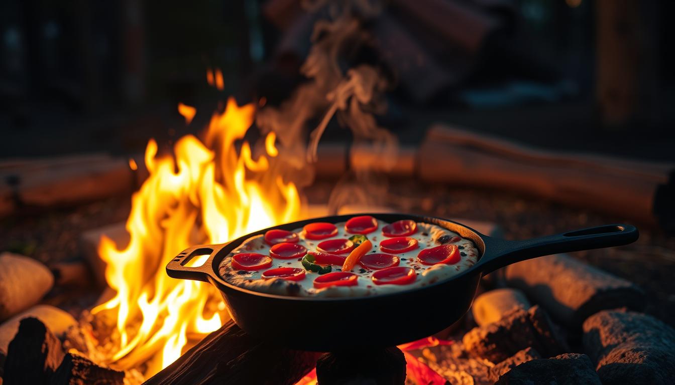 Campfire Grilled Pizza